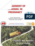 Management of Anemia in Pregnancy