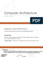 Computer Architecture: Follow-Up Class