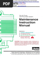 Airborne Dry Air Pump and Pneumatic System Maintenance Instruction Manual 1997