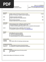 Resume Template 1