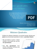 Slide P ApresentaçãoMínimos Quadrados