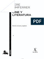 Gimferrer - Cine y Literatura - Lenguaje Literario y Lenguaje Cinematográfico - y - Teatro y Cine