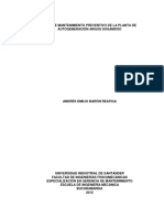 Ej. 1 - PLAN DE MANTENIMIENTO PREVENTIVO DE LA PLANTA DE AUTOGENERACION ARGOS SOGAMOSO PDF