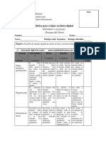 Rúbrica para Evaluar Escritura Digital