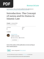 The Sunna and Its Status in Islamic Law