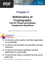 Mathematics of Cryptography: Part III: Primes and Related Congruence Equations