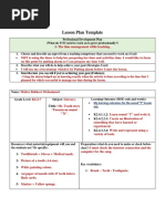 Tooth Lesson Plan