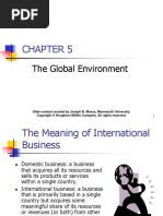 The Global Environment: Slide Content Created by Joseph B. Mosca, Monmouth University