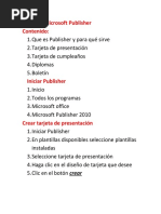 Modulo Microsoft Publisher