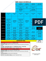 Aqua Schedule Paradise