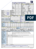 Daily Drilling Progress Report: Mud Properties