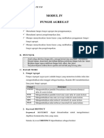 Basis Data Modul 4 Fungsi Agregat