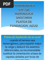 Platea de Fundación de Un Azud