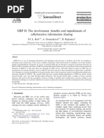 ERP II: The Involvement, Benefits and Impediments of Collaborative Information Sharing