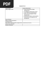 Assignment 1 Format