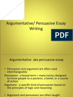 Argumentative Essay