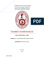 Informe Polinomios y Vectores Matlab