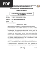 Transferencia de Calor en Procesos Estacionarios