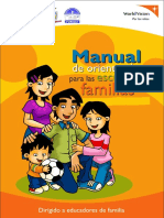 Manual de Orientación para Escuelas de Familias