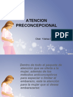 La Atencion Pre-Concepcional