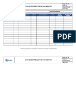 SIG - 004 Lista Maestra de Distribución de Documentos