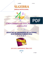 Algebra c3 Tecnicismo Algebraico