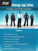 Building Up A Public Sector Leader