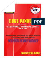 Buku Panduan Orientasi CPNS Forkomda Kedu