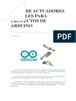 Tipos de Actuadores Lineales para Proyectos de Arduino