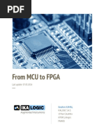 From Mcu To Fpga: Last Update: 07.03.2018