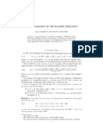 Date: February 4, 2009. Key Words and Phrases. Euclidean Geometry, Inequality, Triangle, Barycentric Coordinates