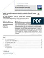 Journal of Cleaner Production: Tao Wang, Feipeng Xiao, Xingyi Zhu, Baoshan Huang, Jingang Wang, Serji Amirkhanian