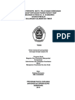 Dadang - Hermanto TESIS Pengaruh Persepsi Mutu Kebidanan