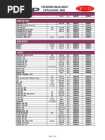 Steering Rack Boot Catalogue 2008: Page 1 of 8