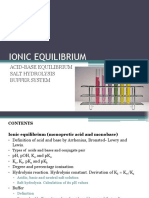 Chapter 4 - Ionic Equilibrium