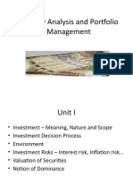 Security Analysis and Portfolio Management