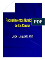 Requerimientos Nutricionales en Cerdos PDF