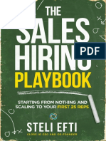 The Sales Hiring Playbook - Steli Ef