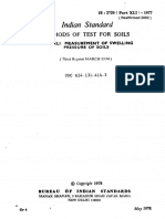 Indian Standard: Methods of Test For Soils