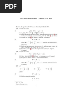 Assignment 1 - MATH2010