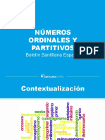 Numeros Ordinales y Partitivos