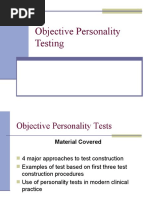 Personality Assessment