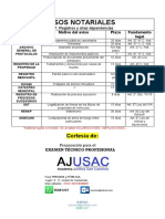 Avisos Notariales - Ajusac