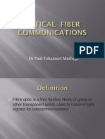 Optic Fiber Communications