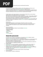 Características Sobre El Desarrollo Físico de La Edad Adulta Intermedia