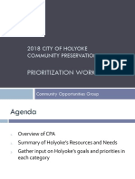 Holyoke Community Preservation Act Presentation