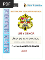 Carpeta Pedagogica 2018