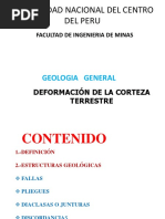 Clase - GG - DEFORMACION CORTEZA TERRESTRE