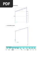 Determinar La Deformacion: Table: Joint Reactions Joint Outputcase Casetype Steptype Stepnum F1 F2 F3 M1 M2 M3