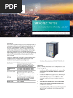 Siprotec 7ut82 Profile